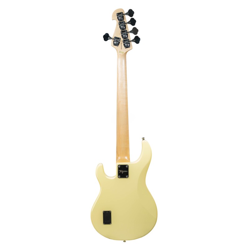 Bajo Eléctrico 5 Cuerdas Tagima TBM-5 Olympic White Pickguard Tortoise | GuitarLab