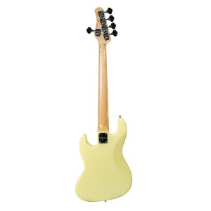 Bajo Eléctrico 5 Cuerdas Tagima TJB-5 Olympic White Pickguard Tortoise | GuitarLab