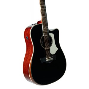 Guitarra Electroacústica 12 Cuerdas Tagima Sierreña XII EQ BK | GuitarLab